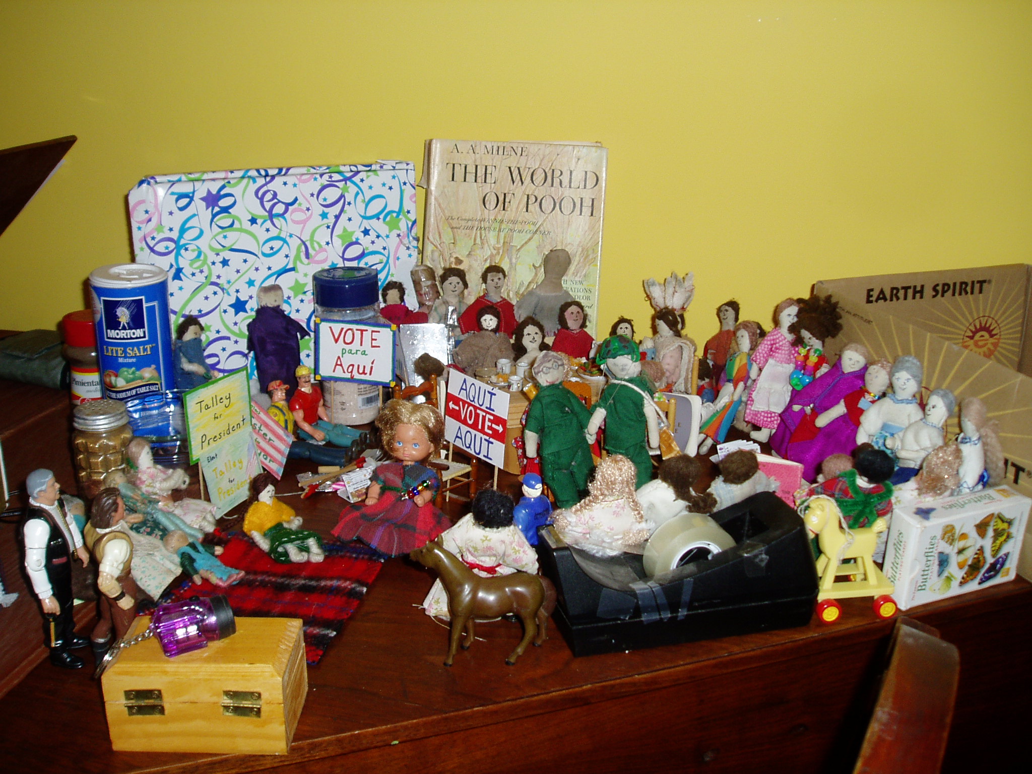 The population of Dollport assembled on election day 2011