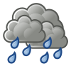 Slight Chance Rain Showers then Mostly Cloudy